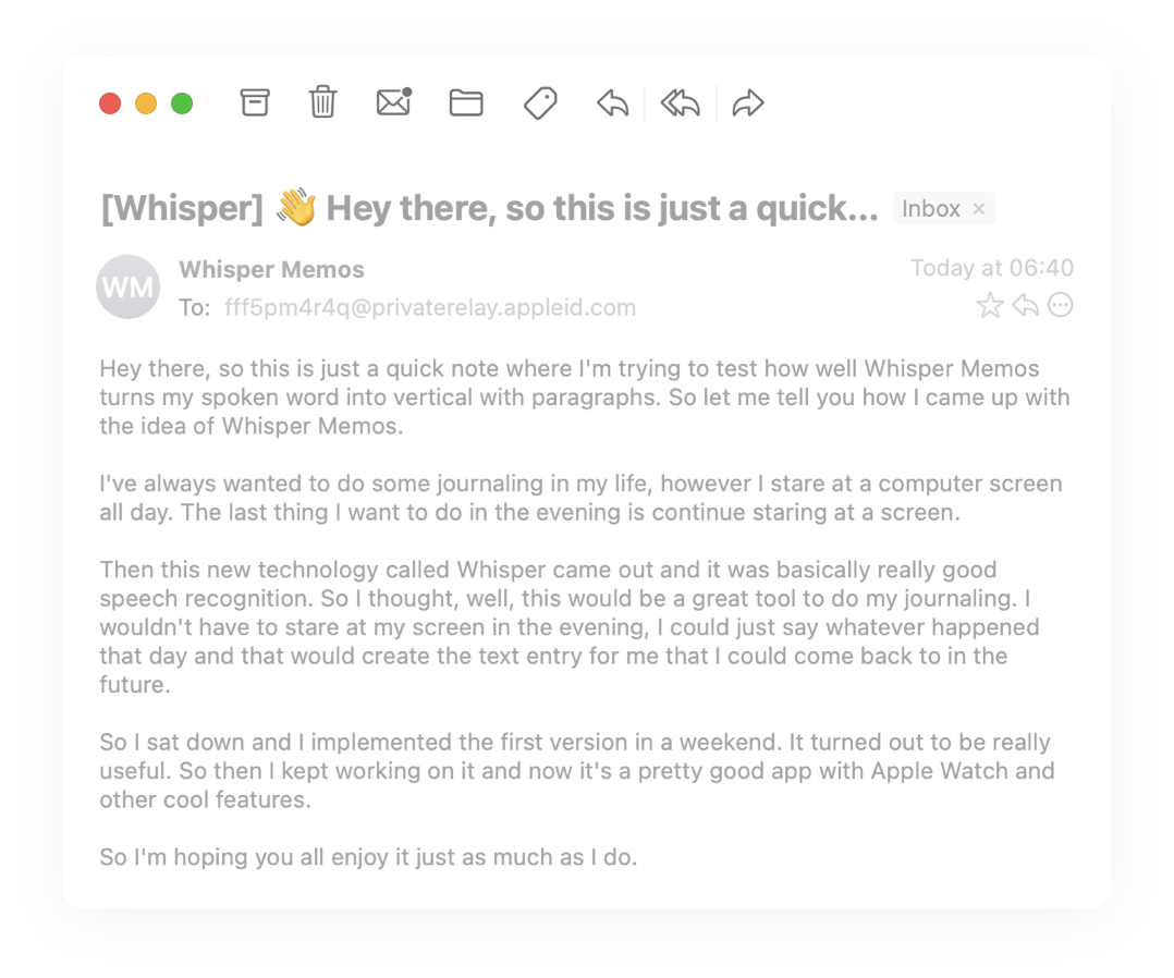 whisper memos