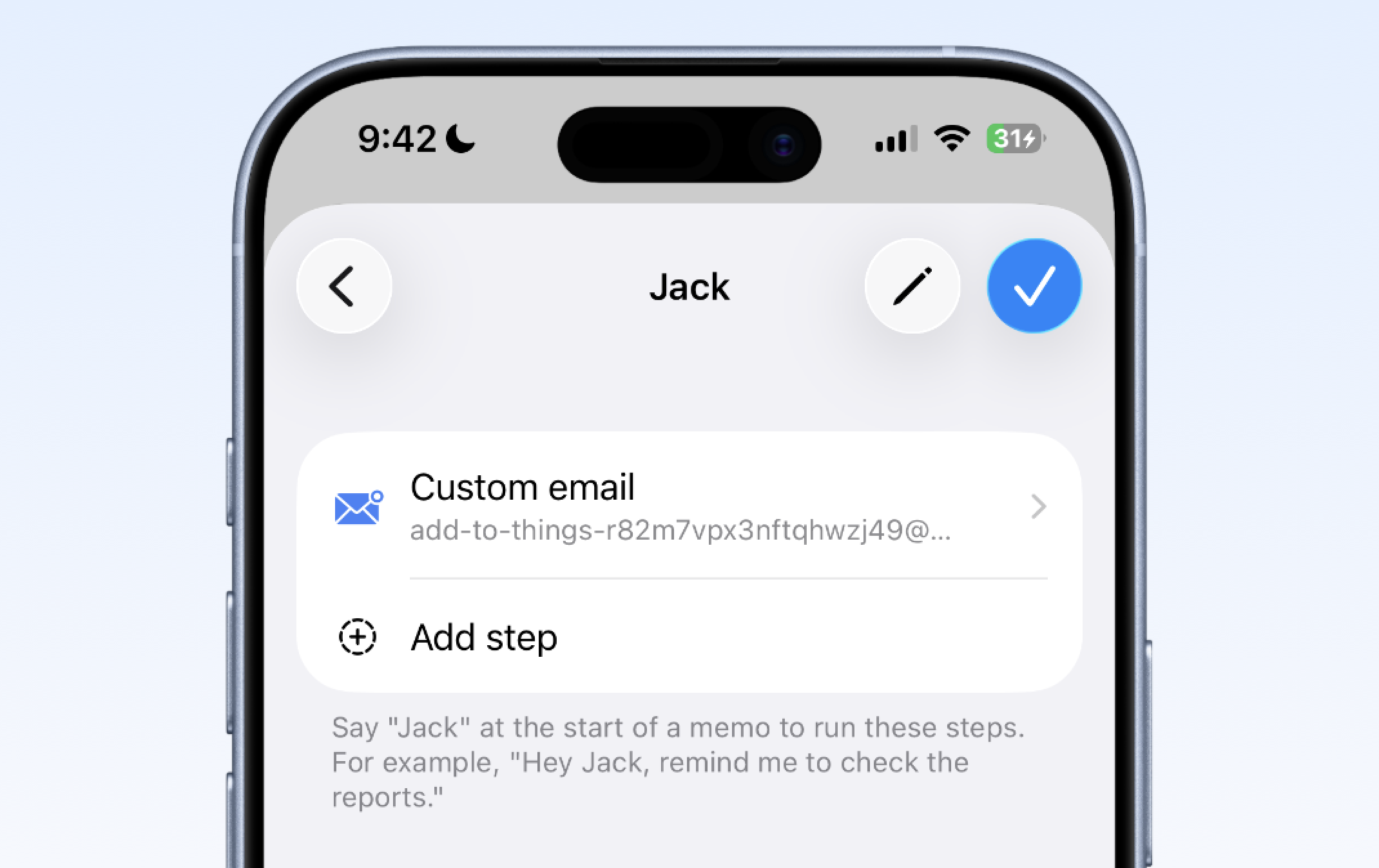 Agent example routing tasks into Things
