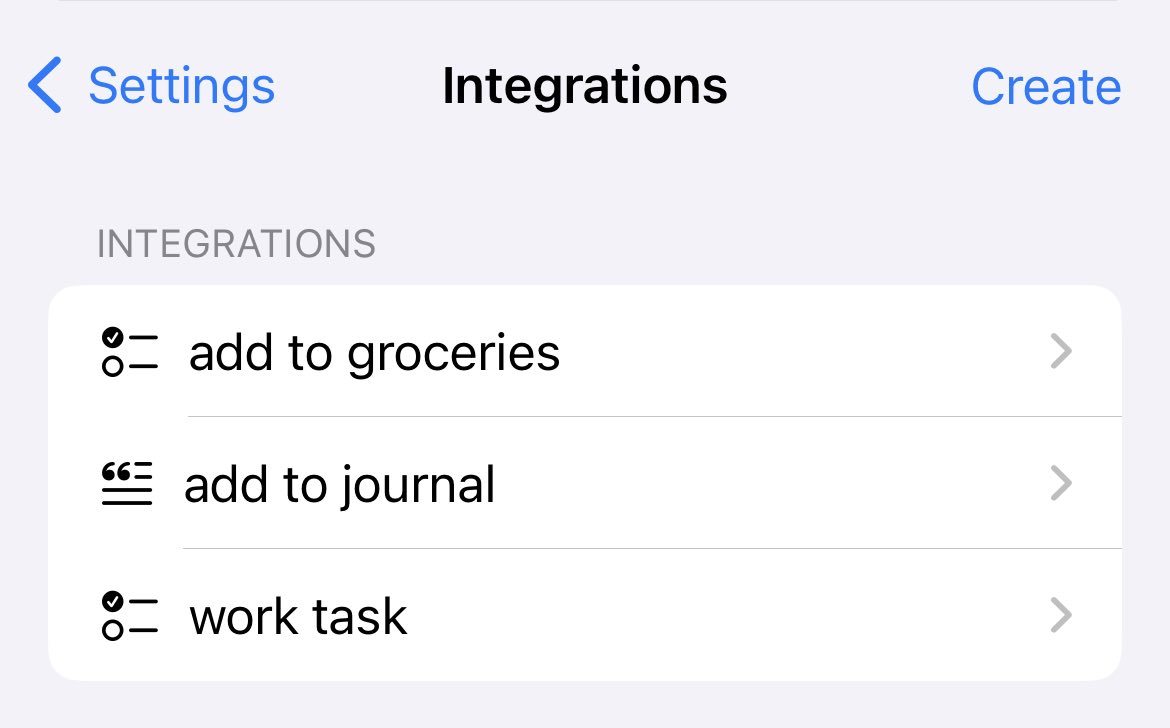 Additional Zapier integration options in Whisper Memos